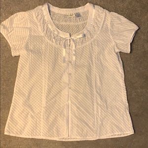 White feminine blouse